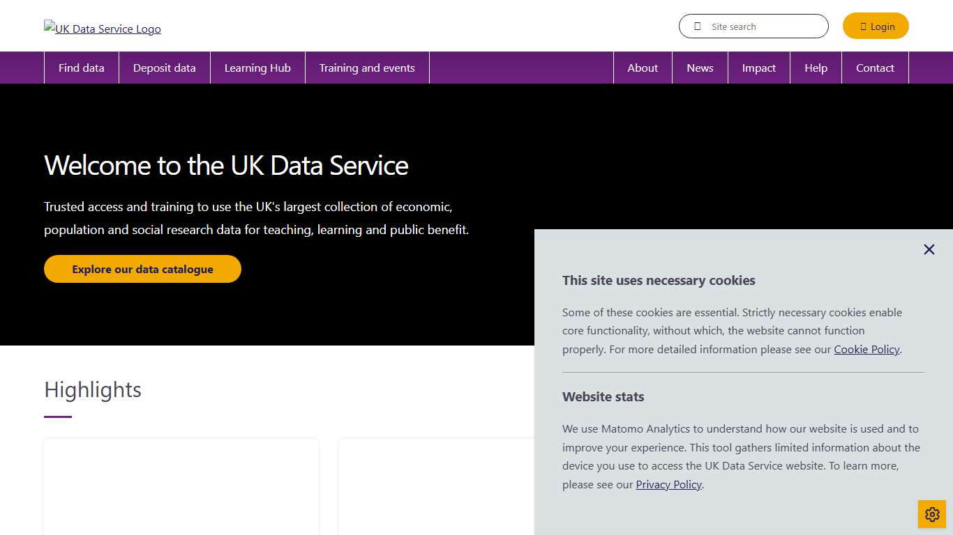 Homepage - UK Data Service